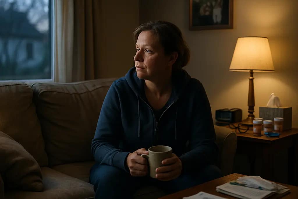 New Hampshire Caregivers reviewing care notes at a kitchen table